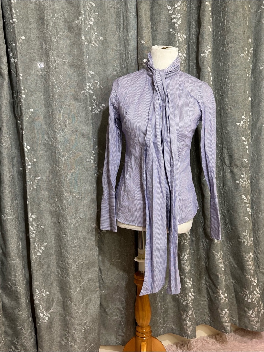 Banana Republic Tie-Neck Button Down Shirt